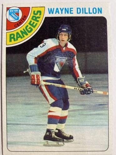 1978 Topps Hockey Wayne Dillon #73 PSA 7