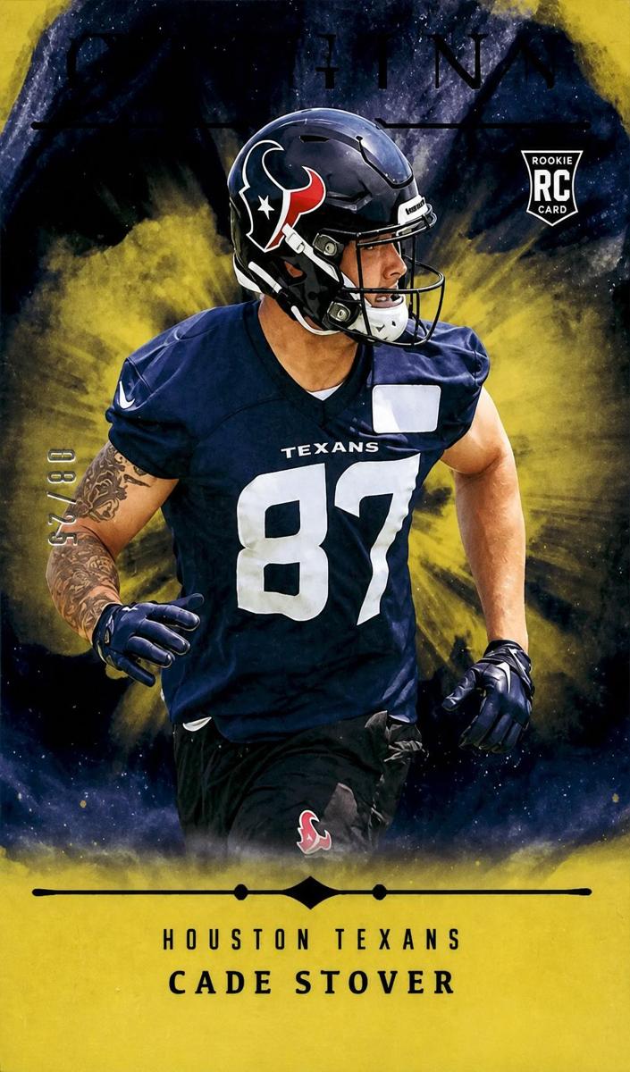 2024 Panini Origins Football Holo Gold Cade Stover #102