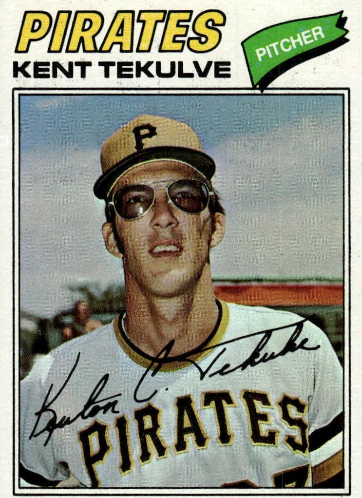 1977 Topps Baseball Kent Tekulve #374 PSA 9