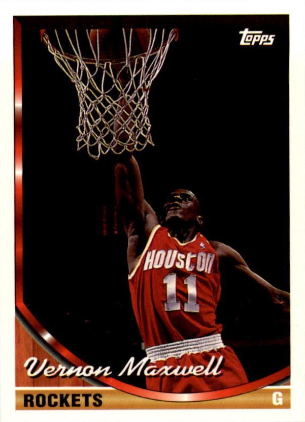 1993 Topps Basketball Vernon Maxwell #140
