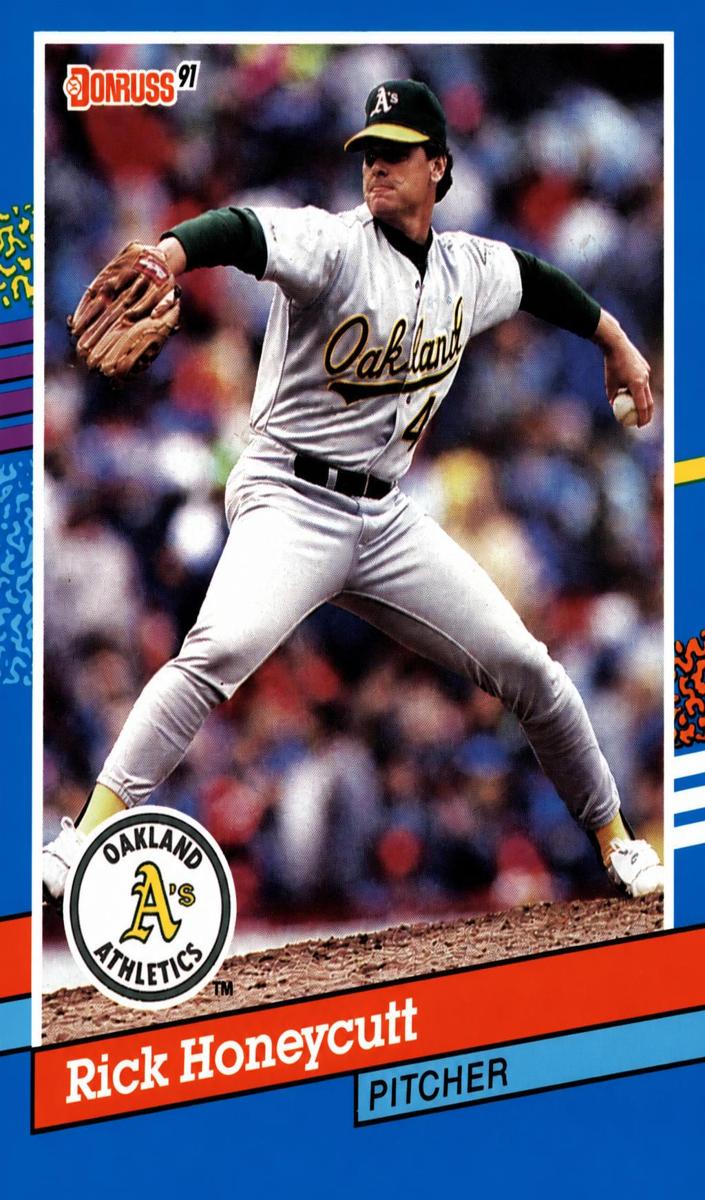1991 Donruss Baseball Rick Honeycutt #373