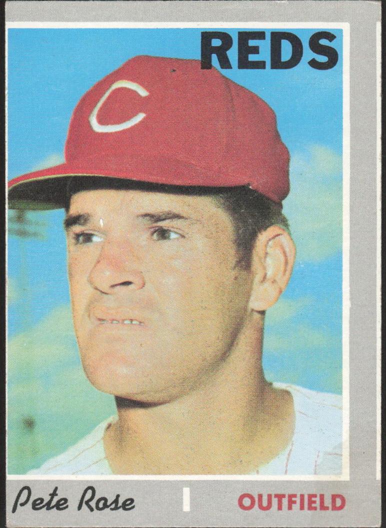 1970 Topps Baseball Pete Rose #580 PSA 8