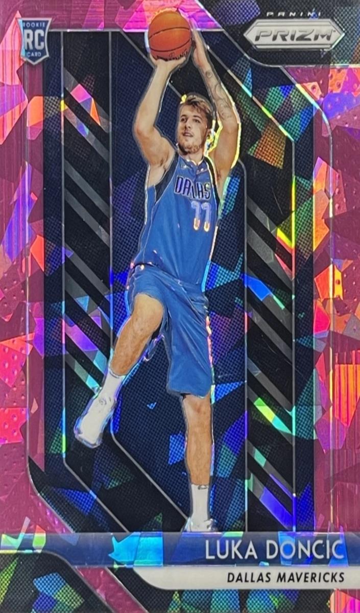 2018 Panini Prizm Basketball Pink Ice Luka Doncic #280 PSA 9