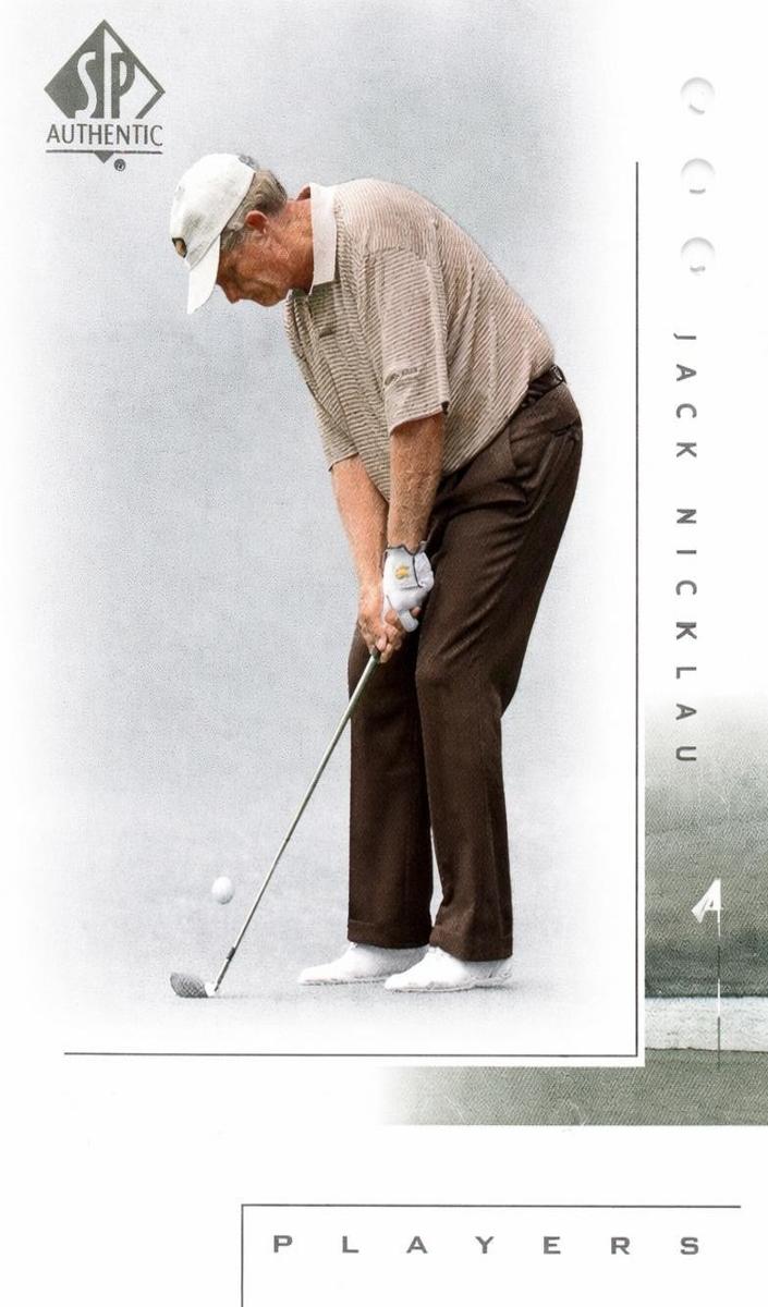 2001 SP Authentic Golf Jack Nicklaus #117 PSA 9