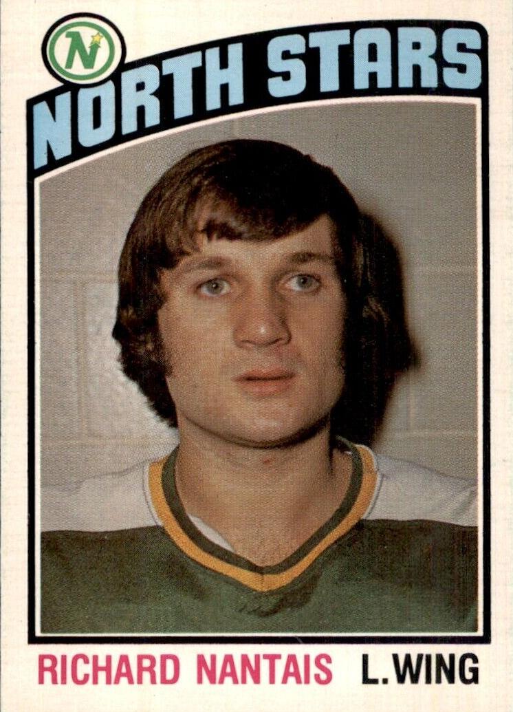 1976 O-Pee-Chee Hockey Richard Nantais #357 PSA 8