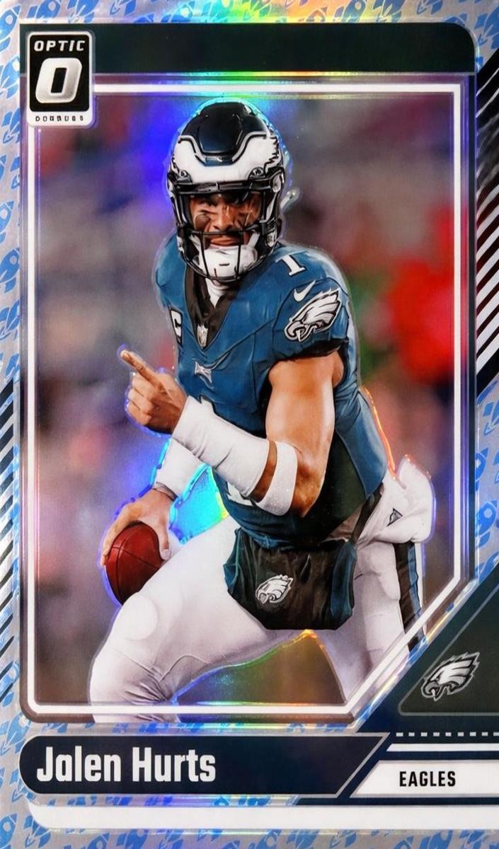 2024 Donruss Optic Football Rocket Jalen Hurts #158 PSA 9