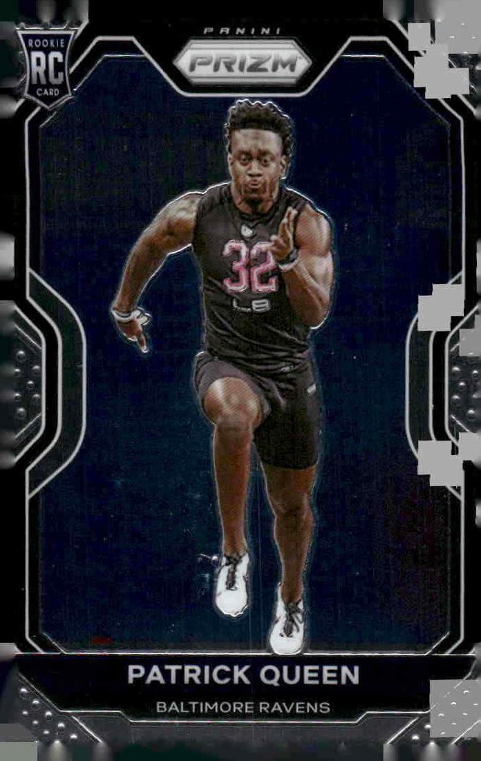 2020 Panini Prizm Football Patrick Queen #381 PSA 9