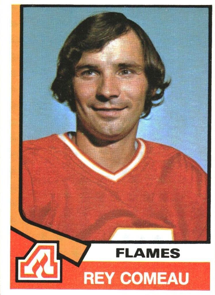 1974 O-Pee-Chee Hockey Rey Comeau #296