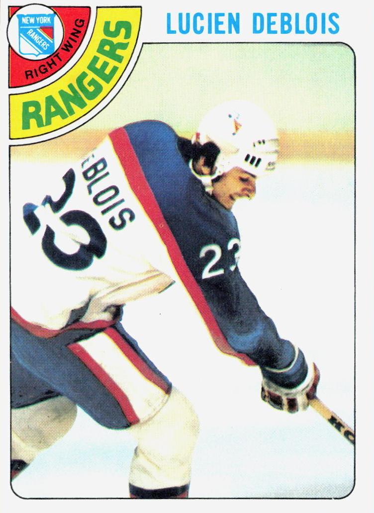 1978 Topps Hockey Lucien DeBlois #136