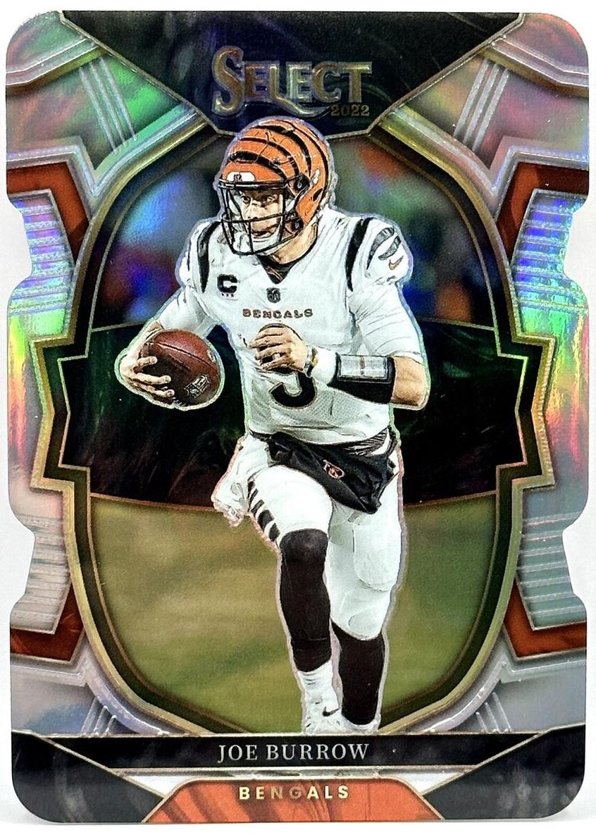 2022 Panini Select Football Die-Cut Silver Joe Burrow #70 PSA 8.5