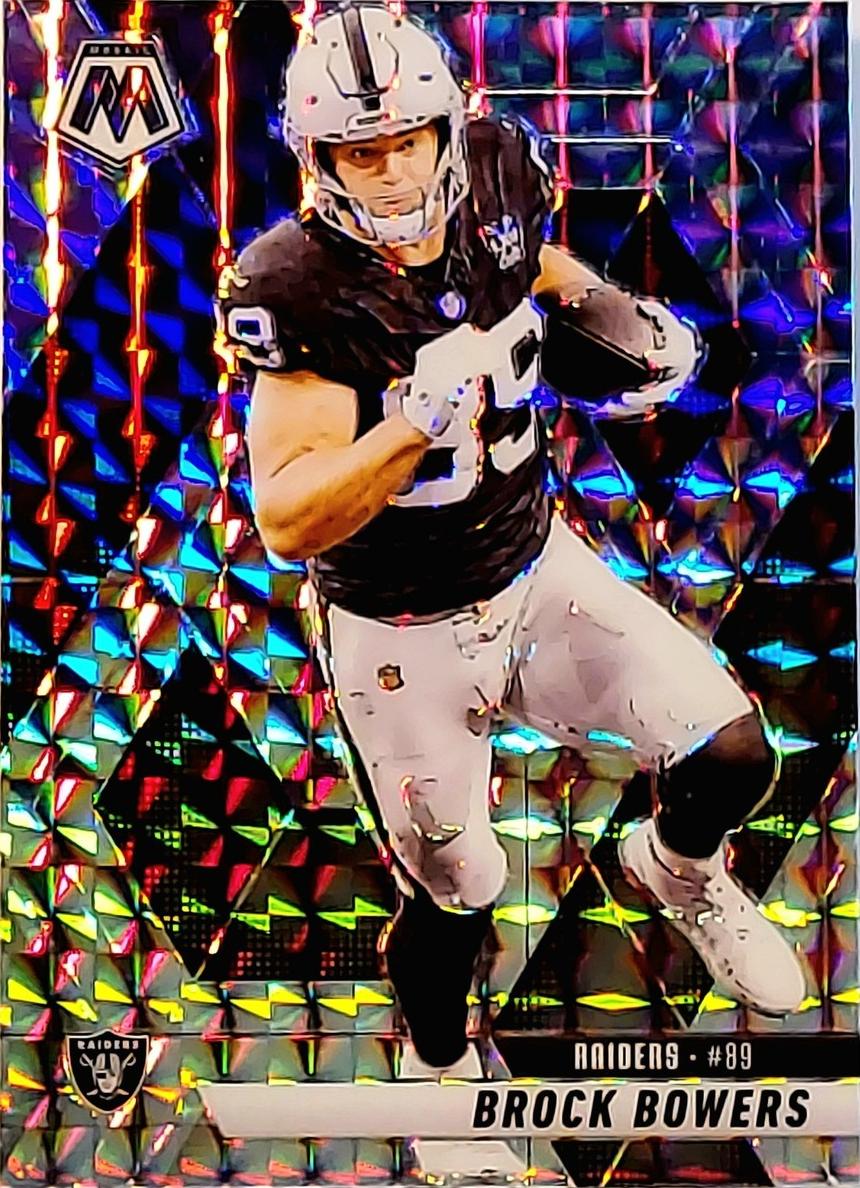 2025 Panini Mosaic Football Silver Brock Bowers #5
