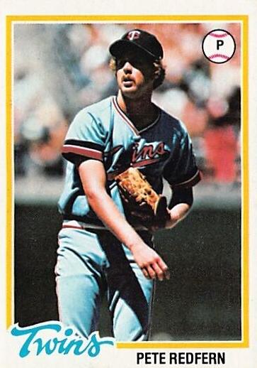 1978 Topps Baseball Pete Redfern #81