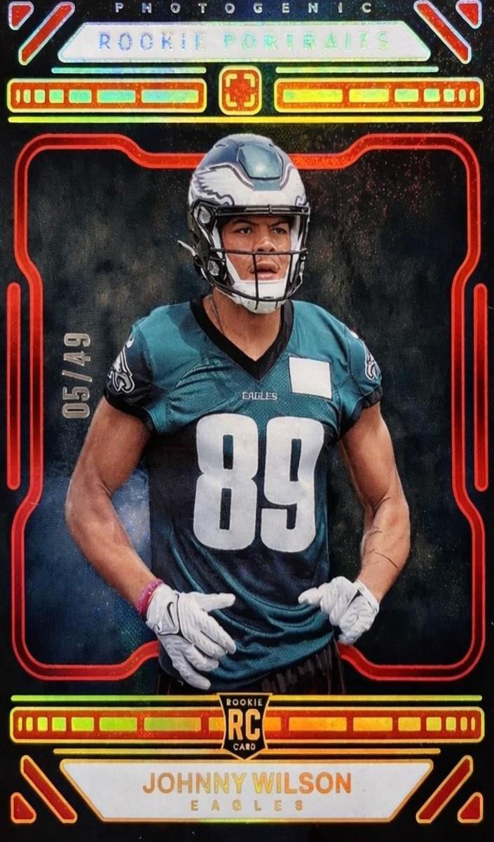 2024 Panini PhotoGenic Football Red Johnny Wilson #190
