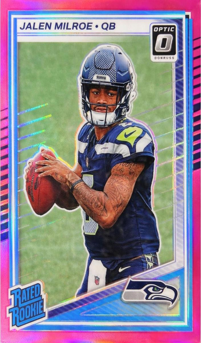 2025 Donruss Optic Football Pink Jalen Milroe #253