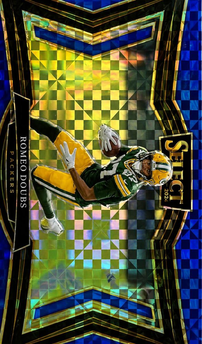 2024 Panini Select Football Blue Romeo Doubs #490