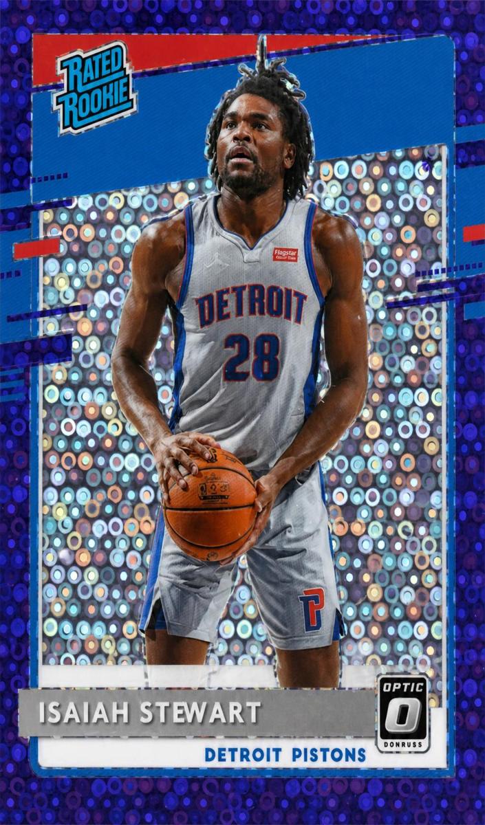 2020 Donruss Optic Basketball Purple Isaiah Stewart #166