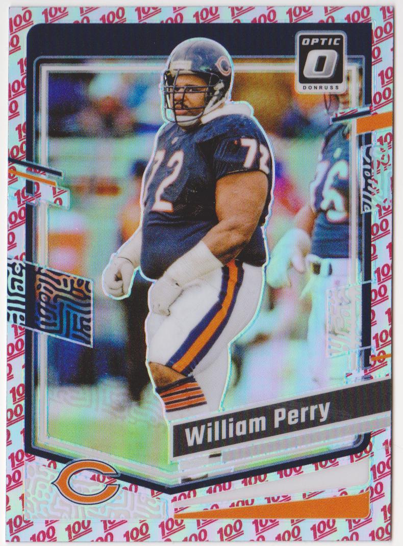 2023 Donruss Optic Football Fire William Perry #37