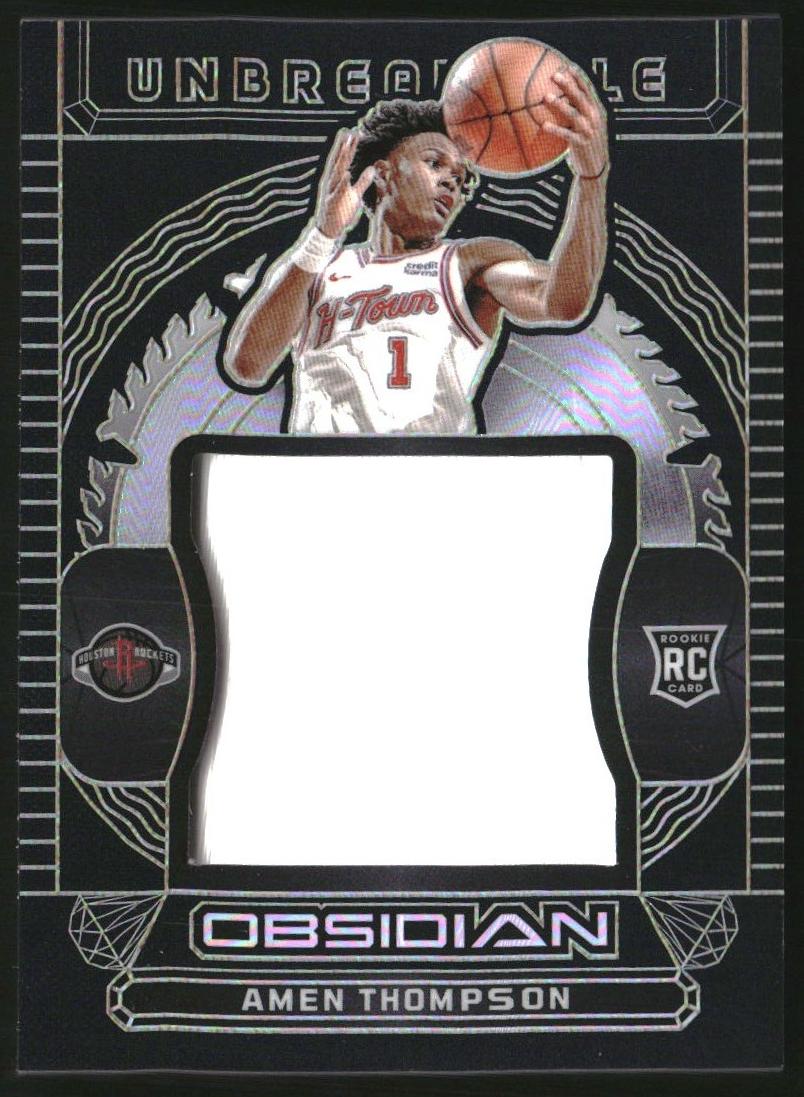 2023 Panini Obsidian Basketball Amen Thompson #UM-AME PSA 8.5