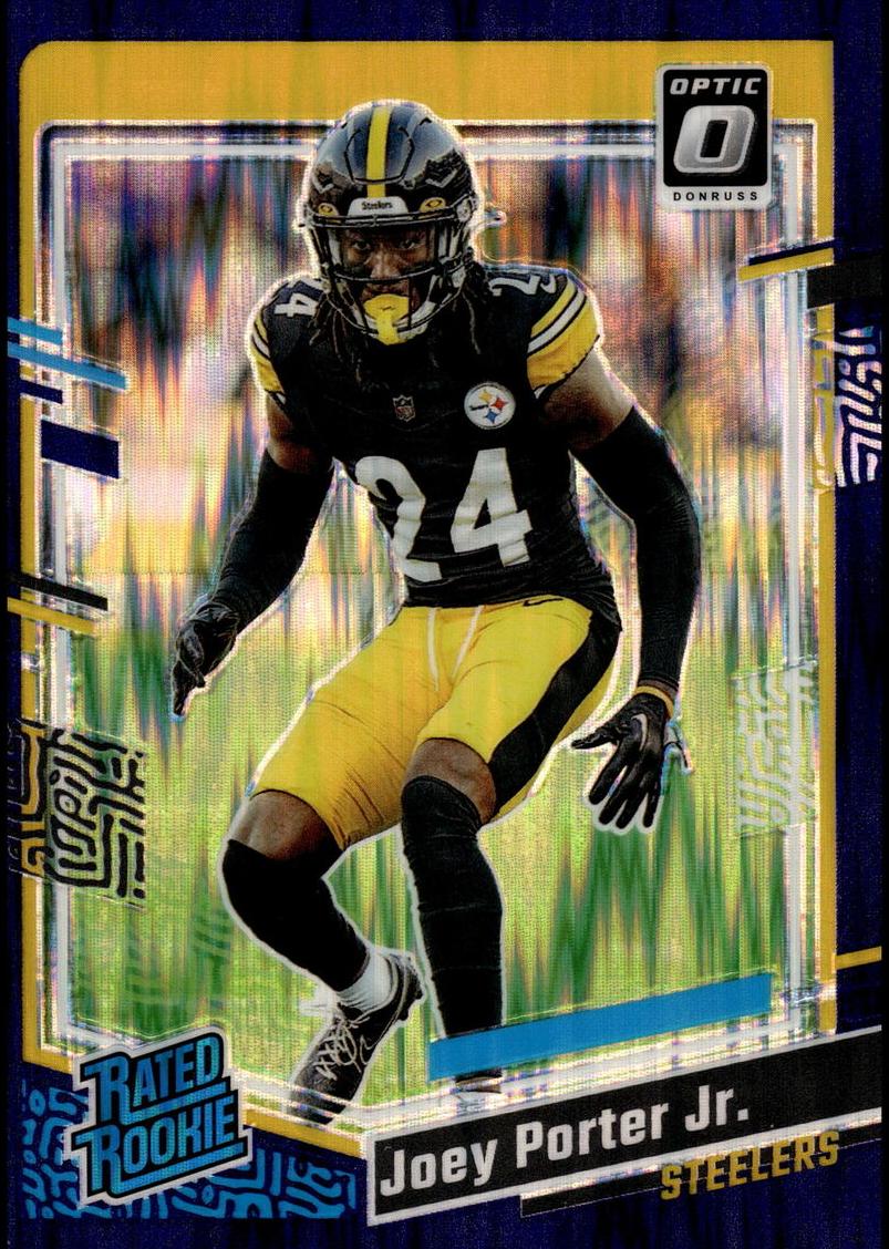 2023 Donruss Optic Football Purple Shock Joey Porter Jr. #287