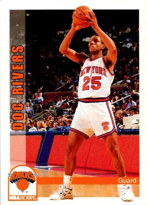 1992 Hoops Basketball Doc Rivers #437 PSA 9