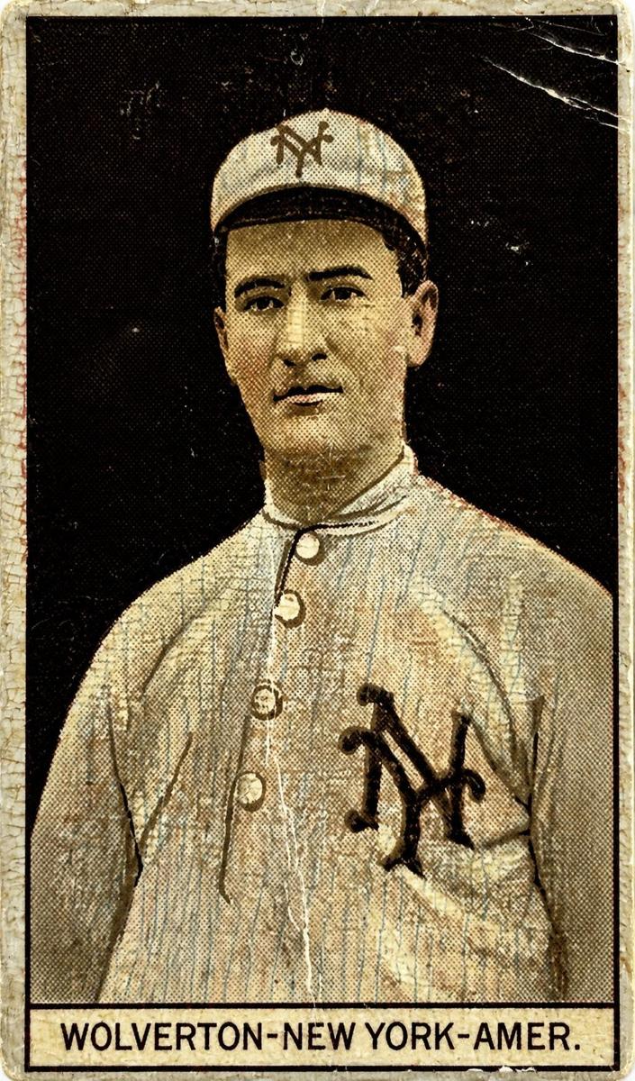1912 American Tobacco Company Brown Background T207 Baseball Harry Wolverton #NNO SGC 2