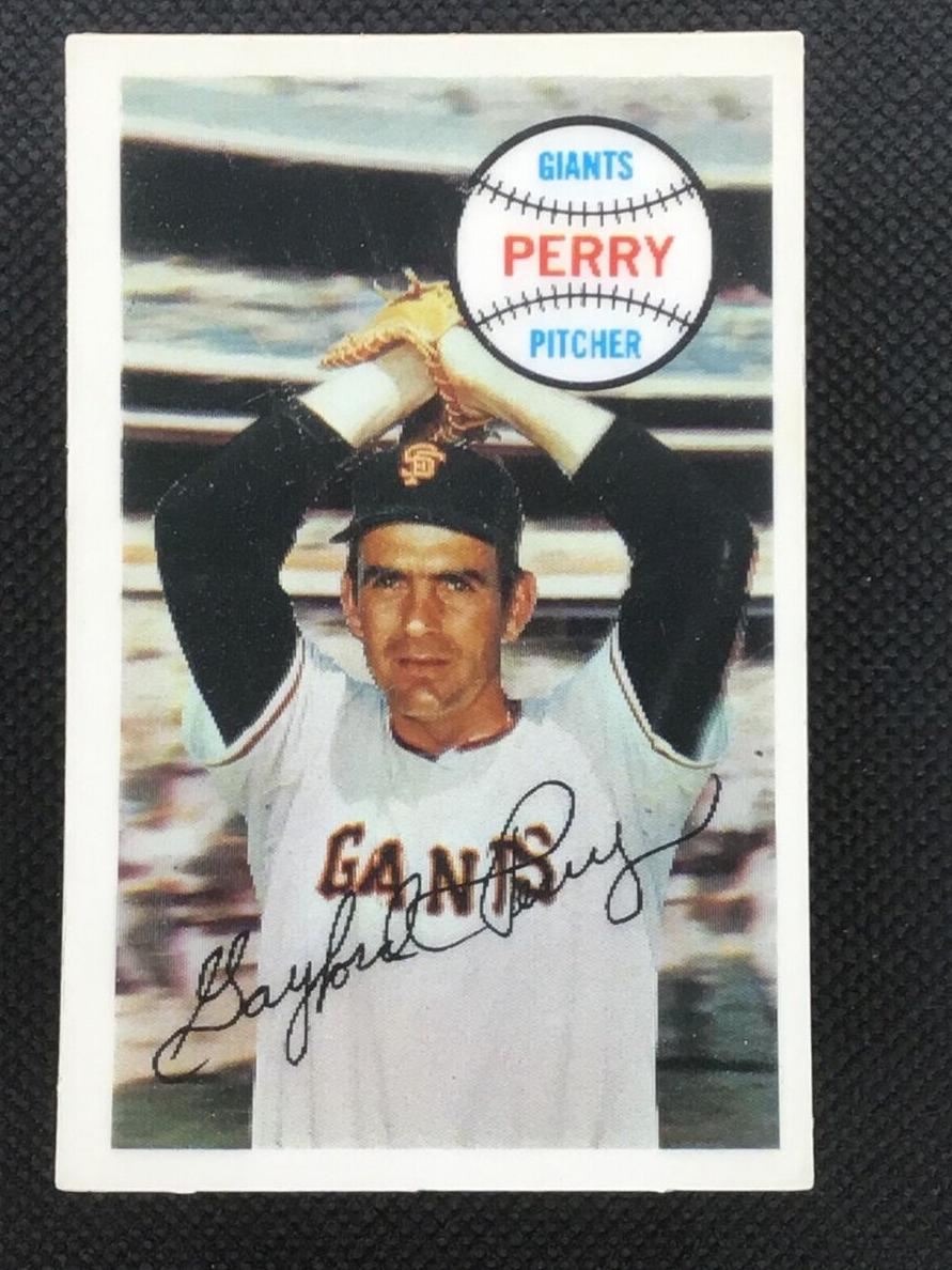 1970 Kellogg's Baseball Gaylord Perry #20