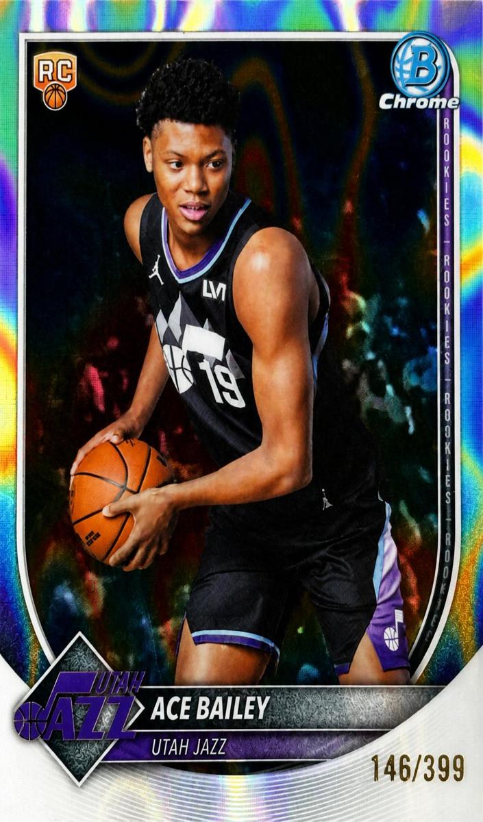 2025 Bowman Basketball Lava Refractor Ace Bailey #BCV-5