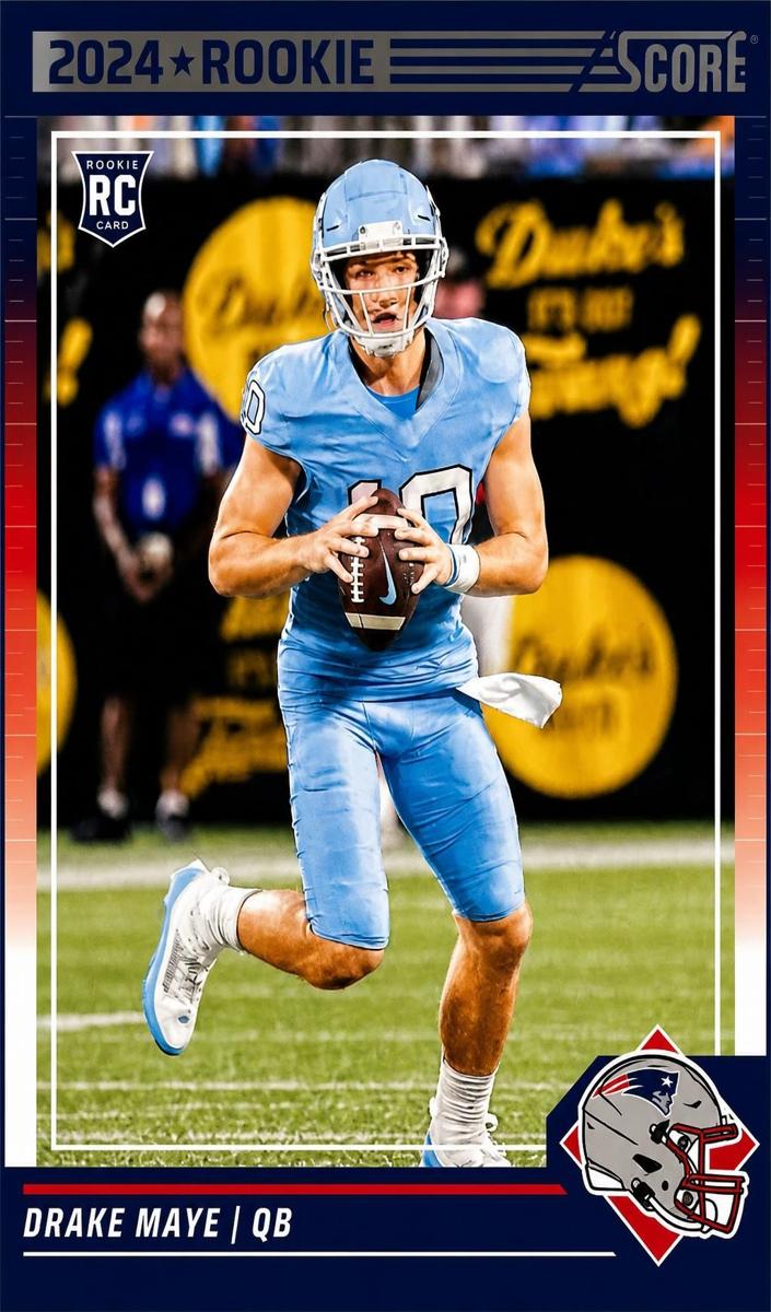 2024 Panini Score Football Drake Maye #303 RAW Ungraded