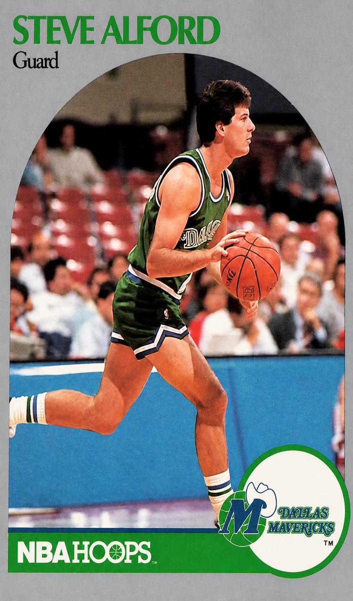 1990 Hoops Basketball Base Steve Alford #81
