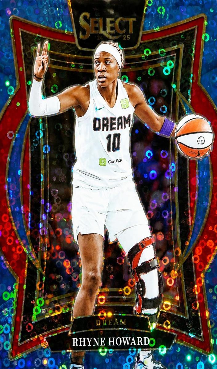 2025 Panini Select WNBA Basketball Light Blue Disco Rhyne Howard #45