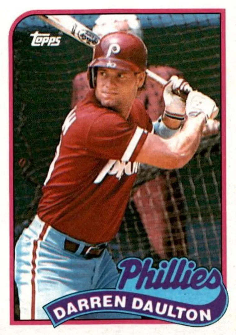 1989 Topps Baseball Darren Daulton #187 SGC 9.5