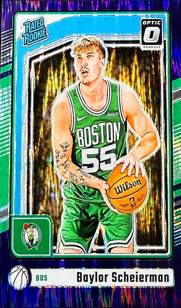 2024 Donruss Optic Basketball Purple Shock Baylor Scheierman #263