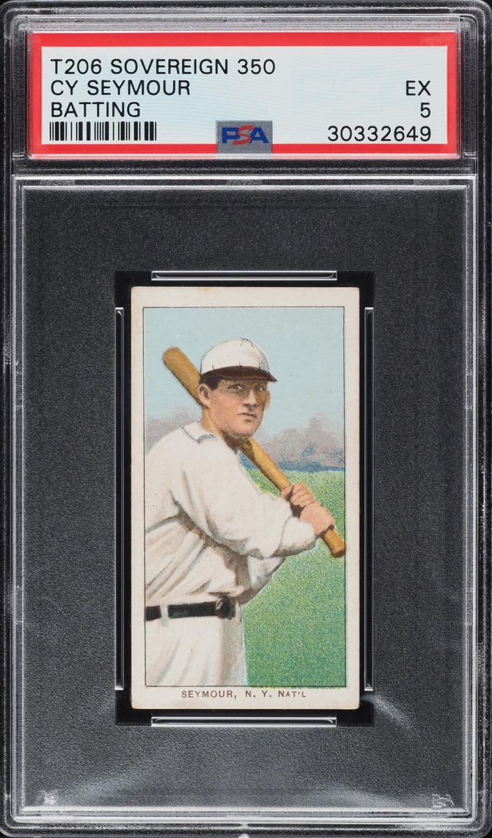 1909-11 T206 Baseball Batting Cy Seymour #NNO
