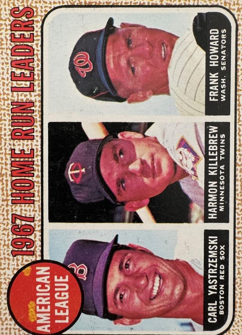 1968 Topps Baseball Carl Yastrzemski #6