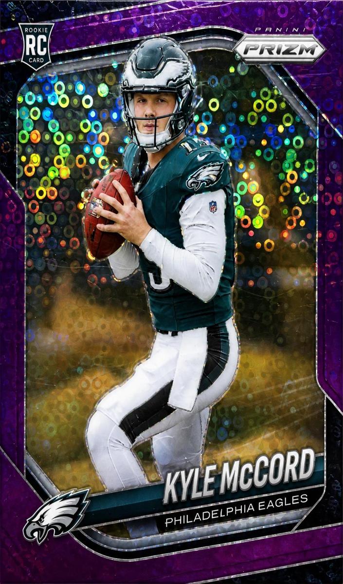 2025 Panini Prizm Football No Huddle Purple Kyle McCord #377