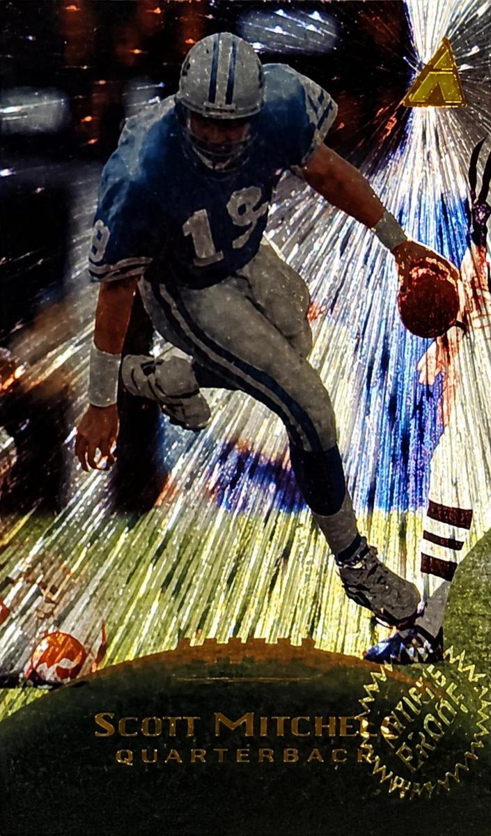 1995 Pinnacle Football Artist's Proof Scott Mitchell #157