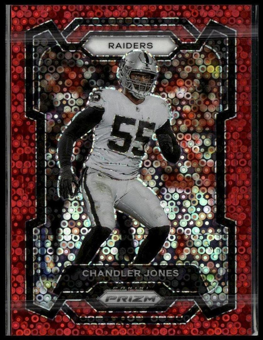 2023 Panini Prizm Football No Huddle Red Chandler Jones #180