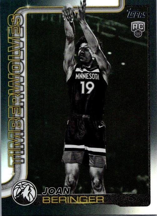 2025 Topps Basketball Blackout Joan Beringer #217 PSA 10
