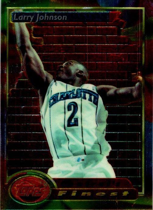 1993 Topps Finest Basketball Larry Johnson #109 PSA 10