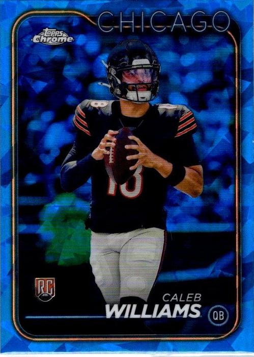 2024 Topps Chrome Sapphire Football Caleb Williams #202