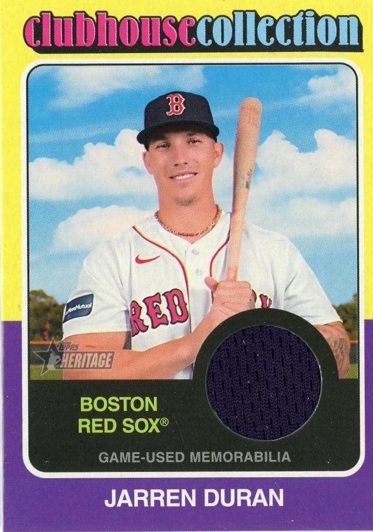 2024 Topps Heritage Baseball Jarren Duran #CCR-JD PSA 9