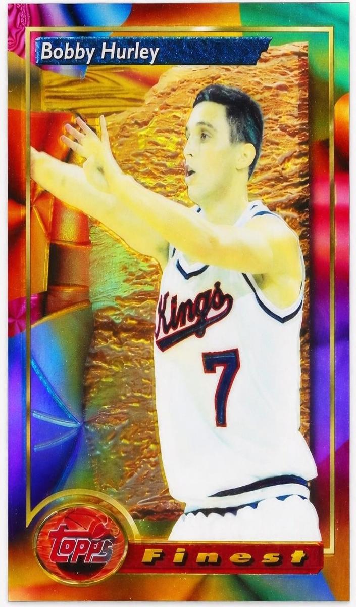 1993 Topps Finest Basketball Refractor Bobby Hurley #26