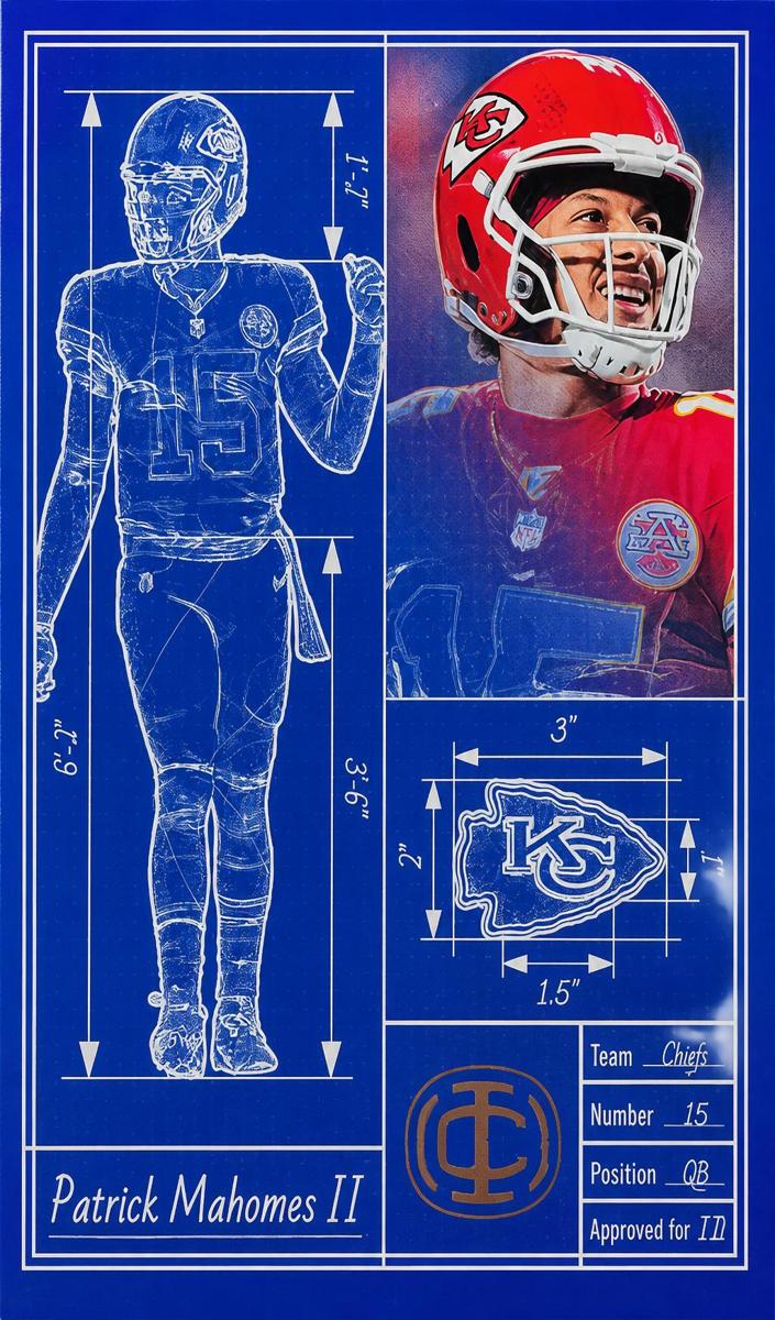 2025 Panini Mahomes Icon Collection Football Patrick Mahomes II #TA-8
