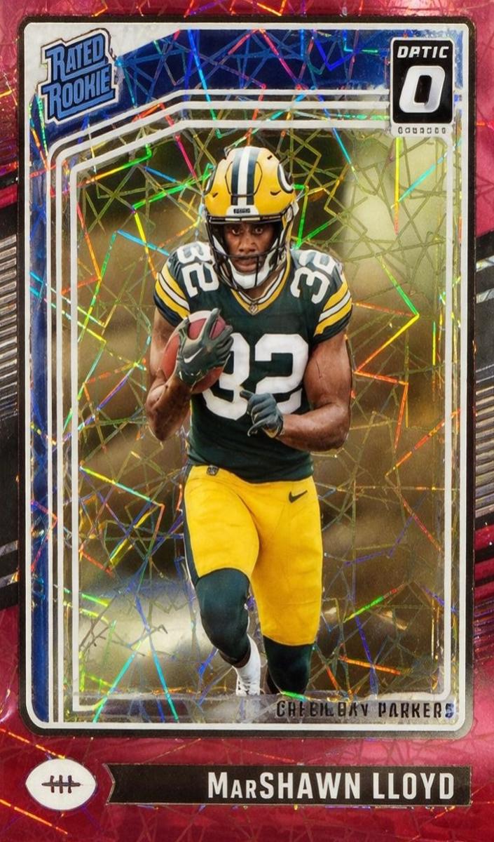 2024 Donruss Optic Football Pink Velocity MarShawn Lloyd #275