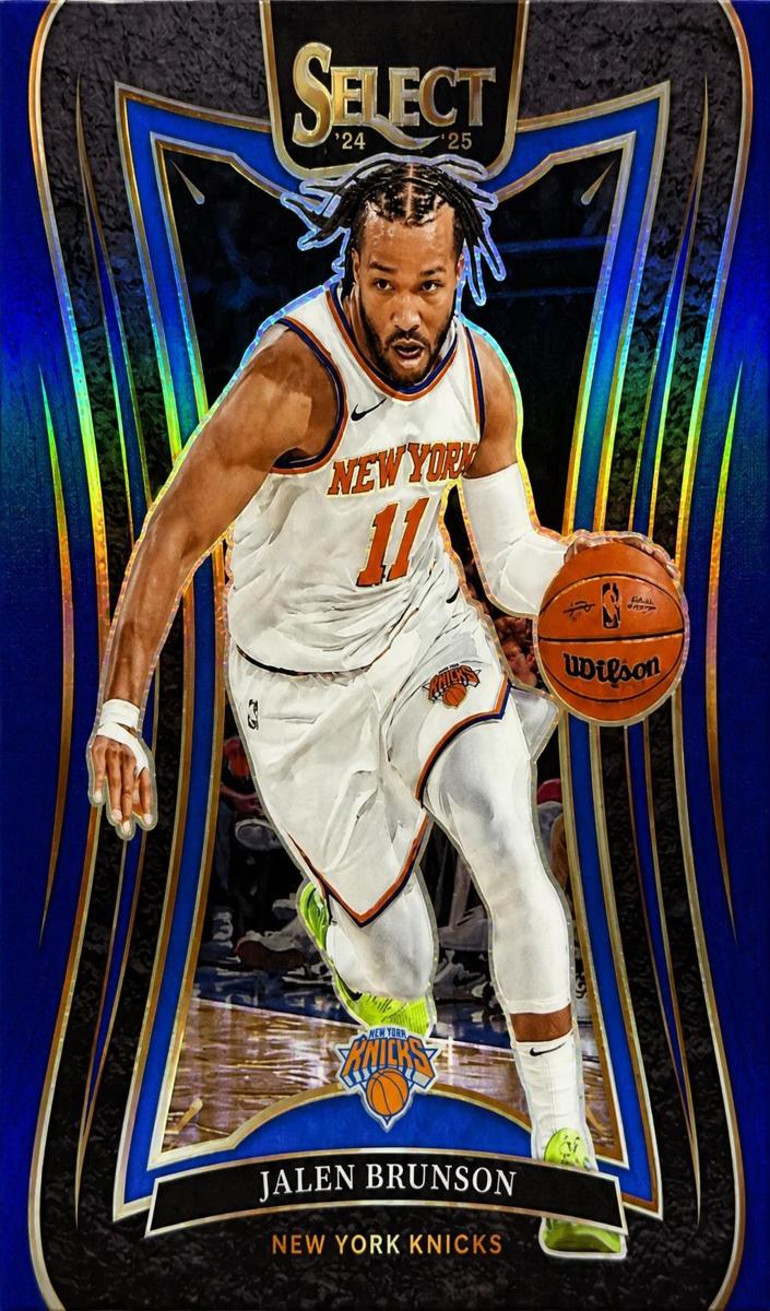 2024 Panini Select Basketball Blue Jalen Brunson #332