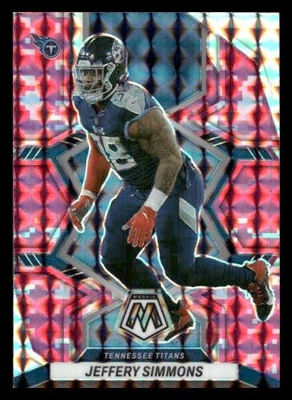 2022 Panini Mosaic Football Camo Pink Jeffery Simmons #220