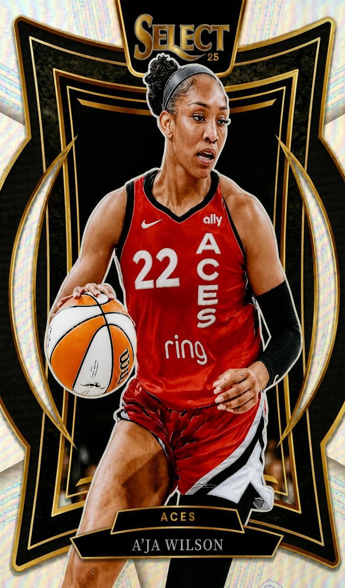 2025 Panini Select WNBA Basketball Silver A'ja Wilson #56