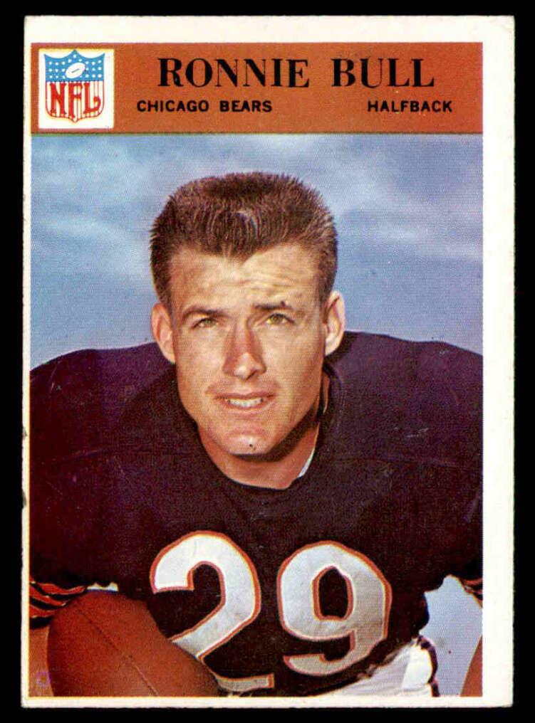 1966 Philadelphia Football Ronnie Bull #30 PSA 8