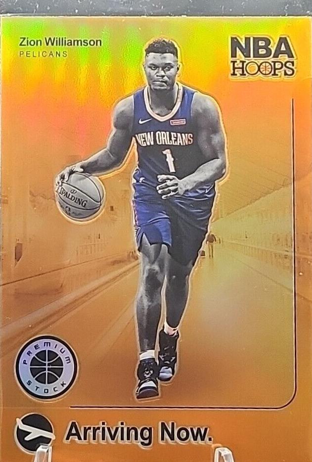 2019 Panini Hoops Premium Stock Basketball Orange Zion Williamson #2 PSA 10