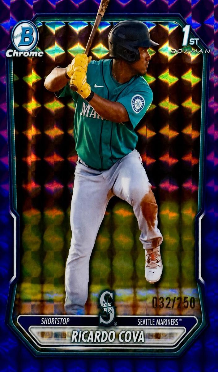 2026 Bowman Baseball Purple Geometric Ricardo Cova #BCP-94